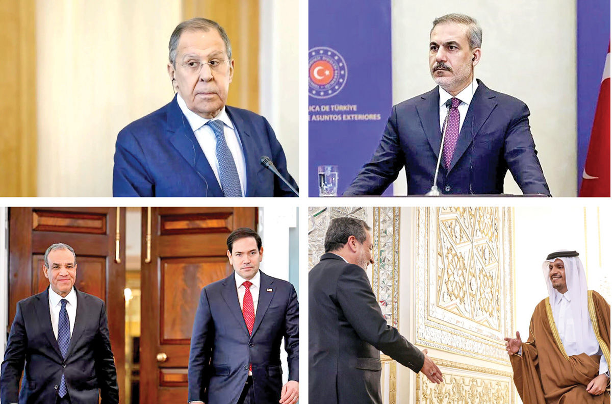 مسیر دیپلماسی میان ایران و آمریکا با نقش‌آفرینی ترکیه، روسیه، مصر و قطر طراحی می‌شود؟ «۳+۱» بازیگر مذاکرات