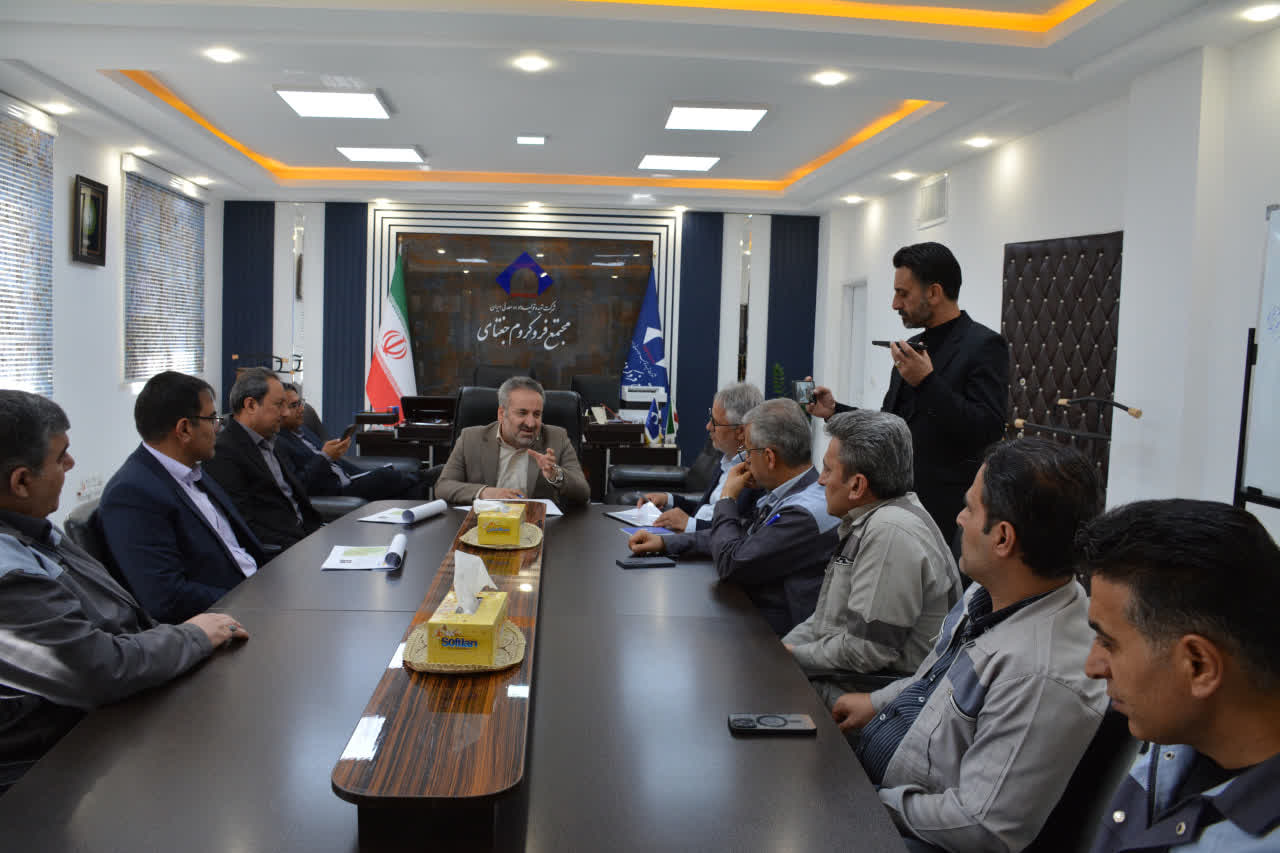 بازدید میدانی مسئولان از واحد صنعتی راهبردی شهرستان جغتای؛  تاکید بر توسعه ظرفیت‌های تولید و رفع موانع مجتمع فروکروم جغتای