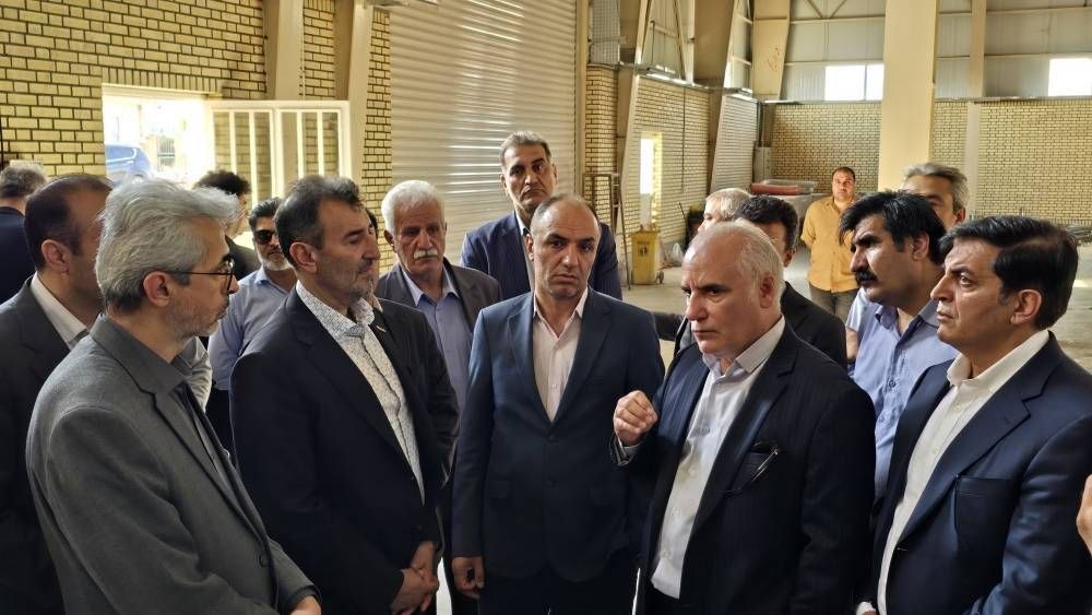 سمیعی‌نژاد در بازدید از کارخانه کاغذ از سنگ ازنا مطرح کرد: ظرفیت مناسب فناوری داخلی در ساخت ماشین‌آلات تولید کاغذ از سنگ